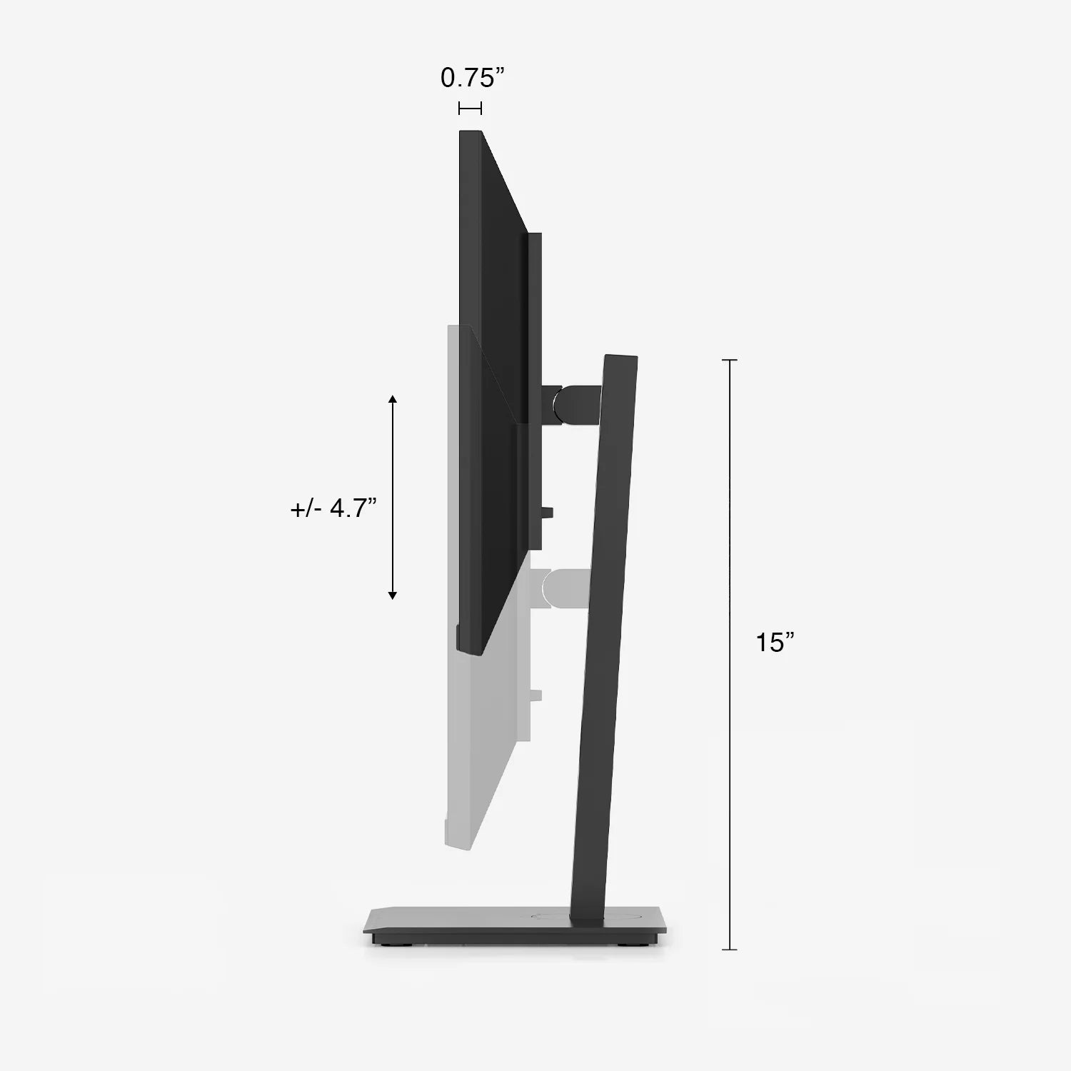 Size of MP 24 computer monitor