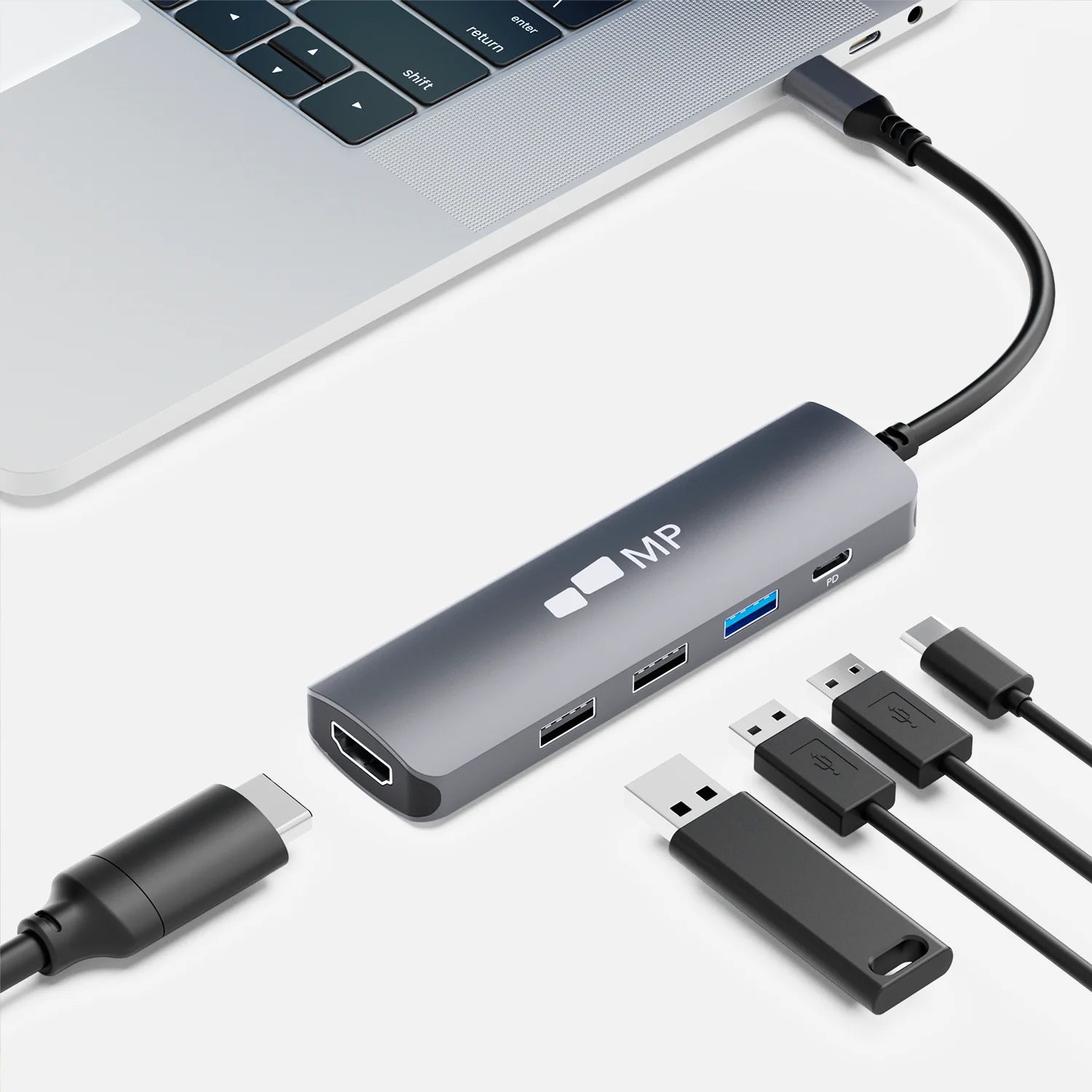 5 in 1 USB C Hub with 4K HDMI