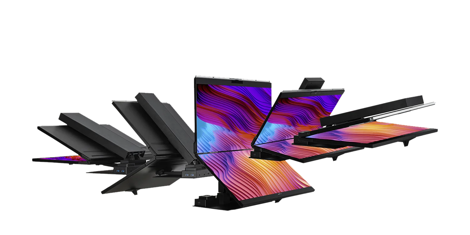 Geminos easily adjustable height and viewing angle