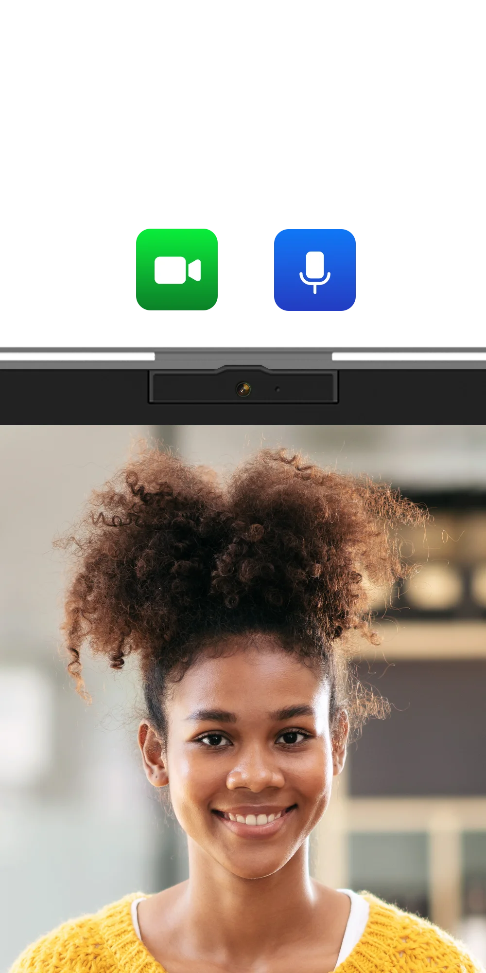 Geminos built-in 1080p webcam and microphone