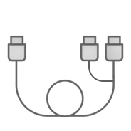 one USB-C cable