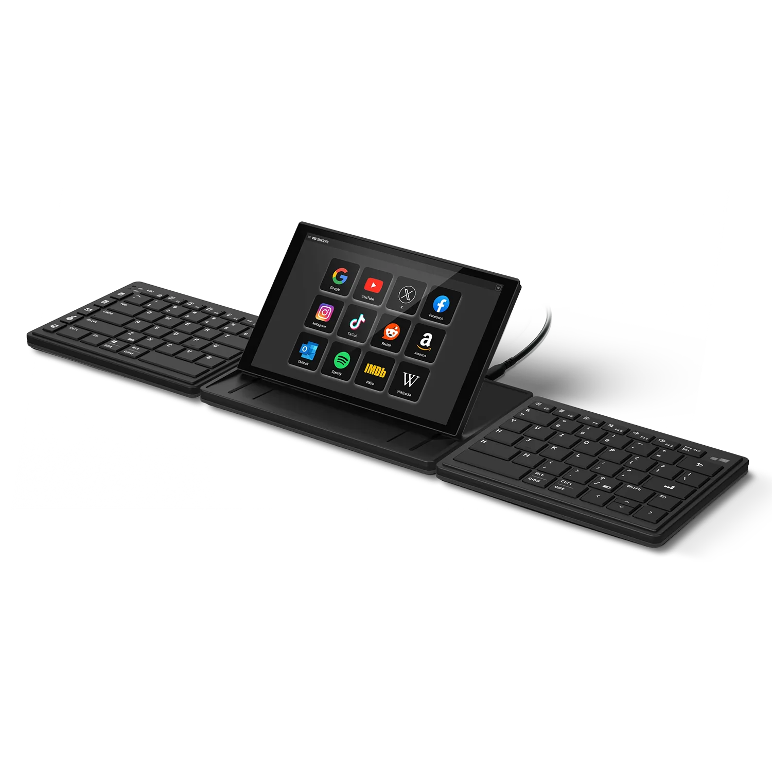 MP Tetraキーボード Tetra Ergonomic Split Keyboard with Touch Screen | Mobile Pixels