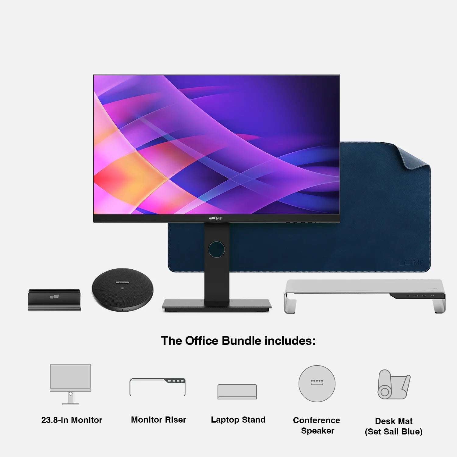 MP 24 inch desktop monitor office bundle