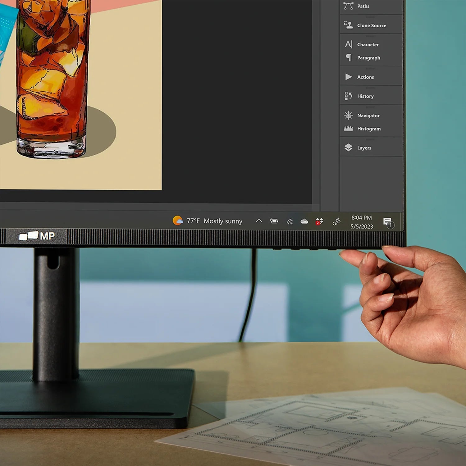 Mobile Pixels 4k computer monitor