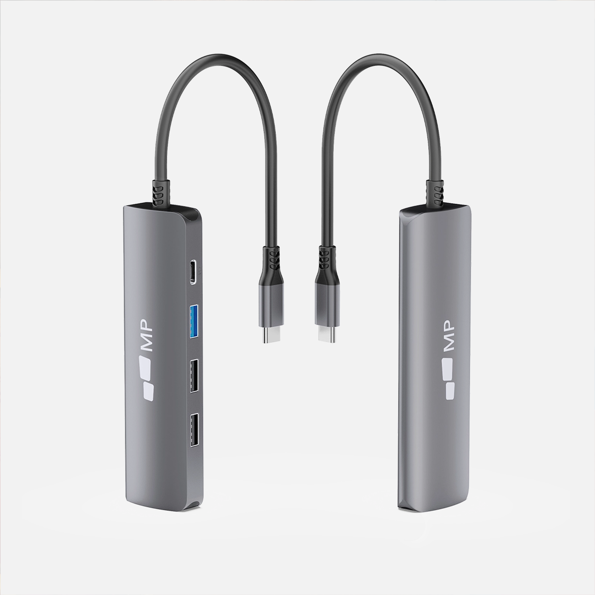 4-Port USB-C Hub  4-in-1 Data Expansion Adapter