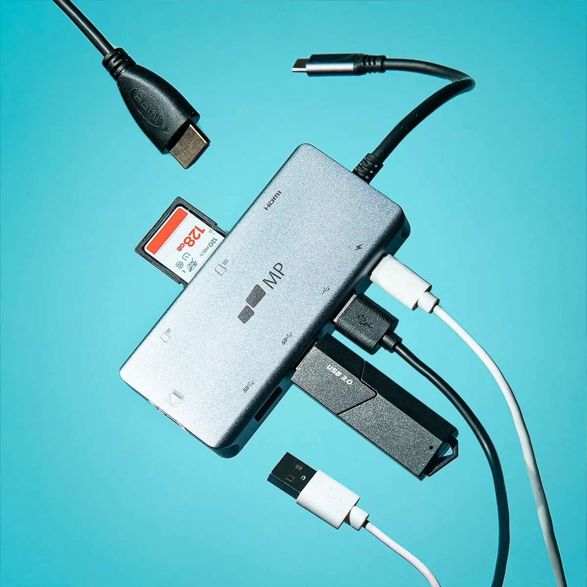 USB-C 8 in 1 Multiport Hub - Dual 4k HDMI, Ethernet