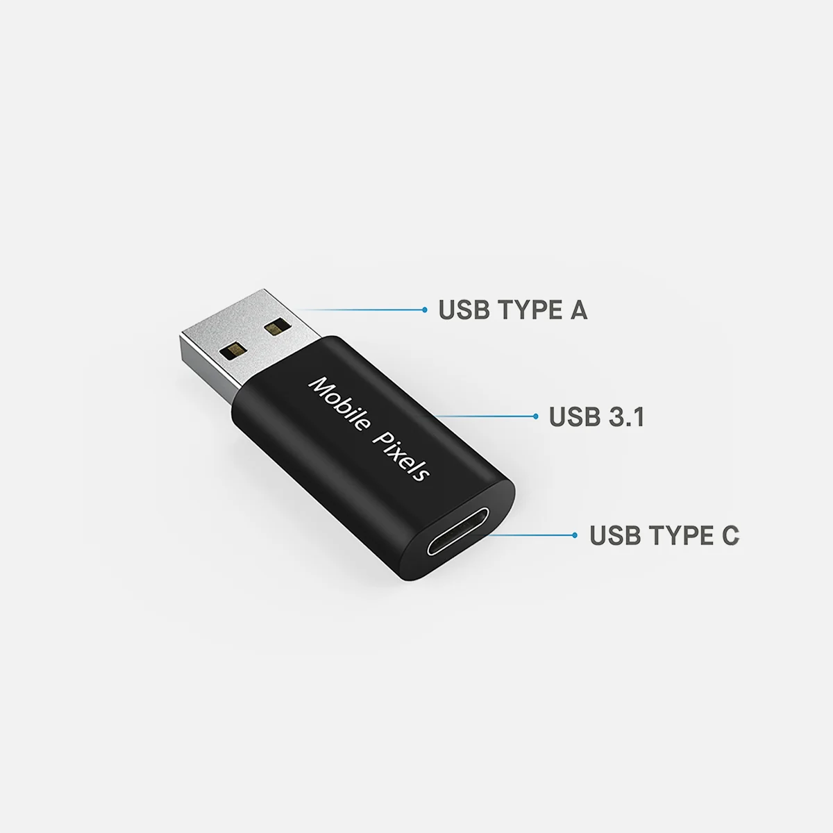 USB-A 转 C 转接头