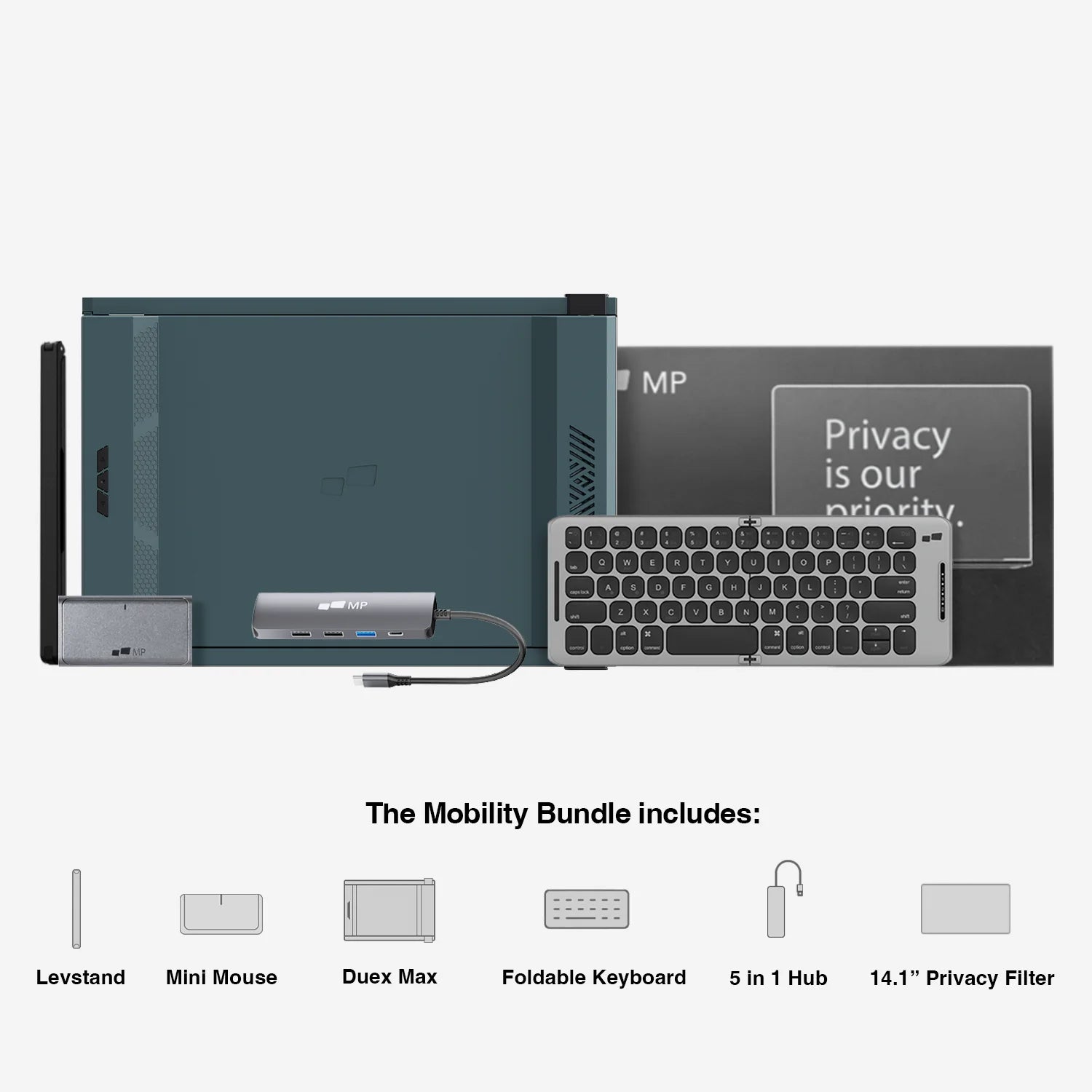 Duex Max Portable Dual Screen Laptop Monitor