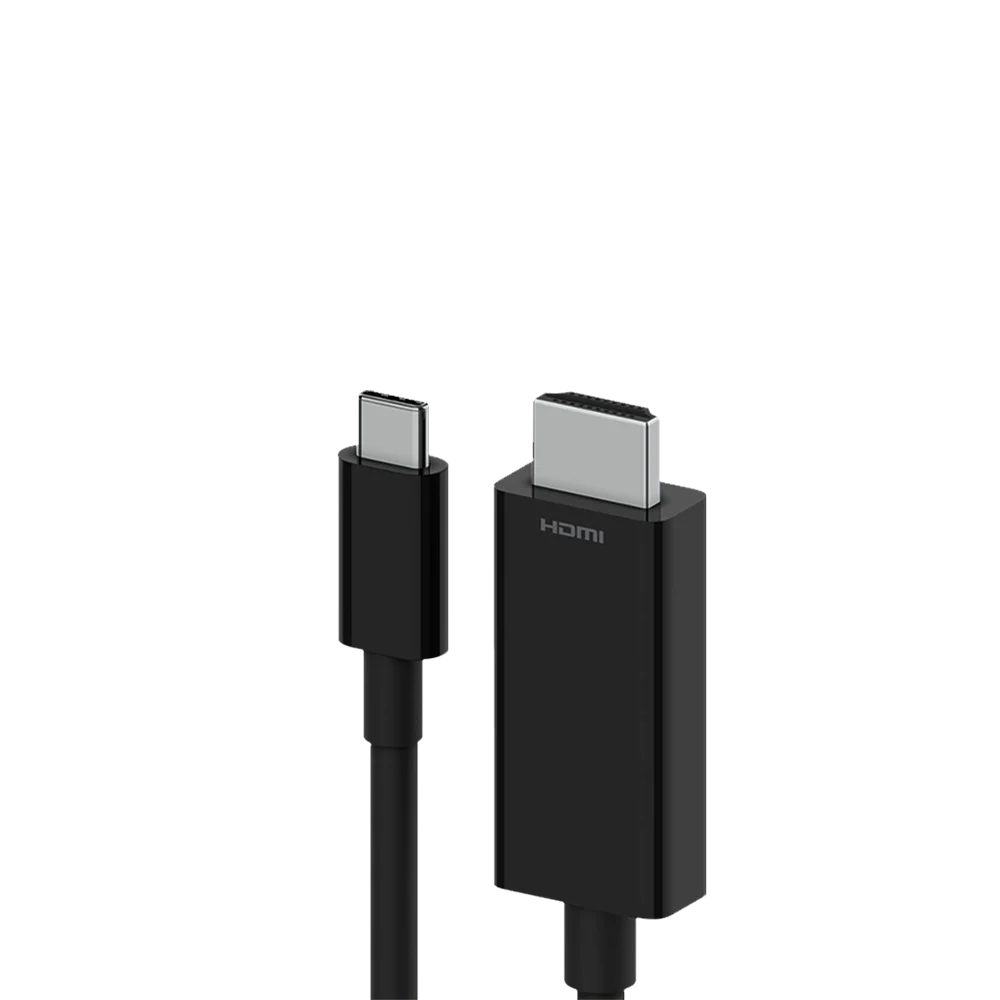 Plug and play via USB-C or HDMI