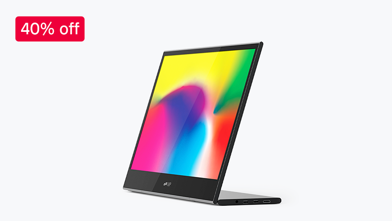 Glance portable 16 inch monitor