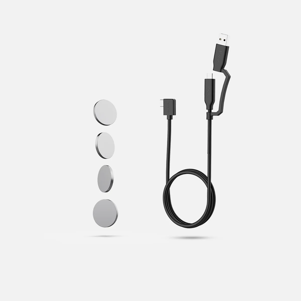 Magnets(Silver) + Data Cable Bundle