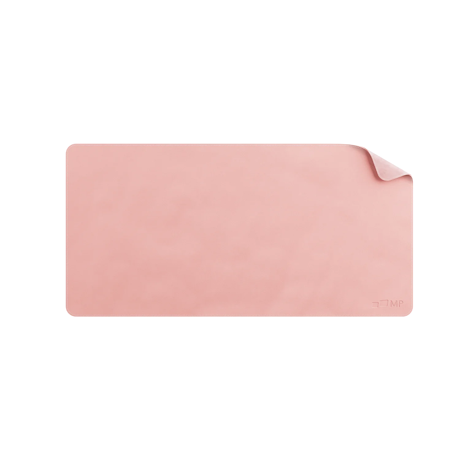 Garnet Red Distressed Leather Desk Pad