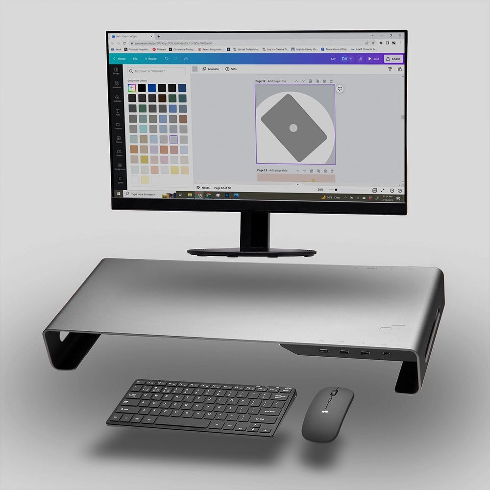 Laptop and Monitor Riser for Desk | Mobile Pixels