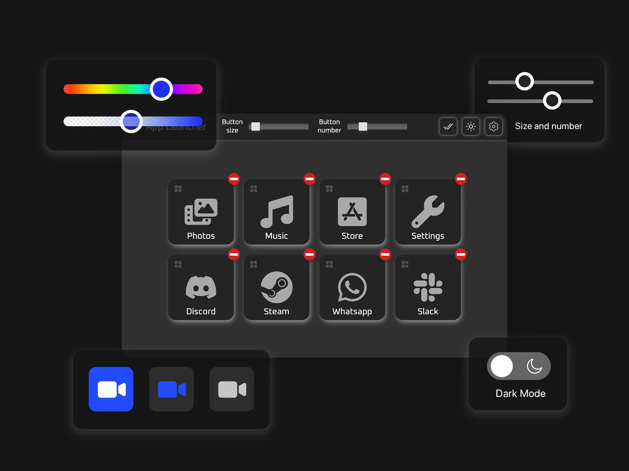 Tetra split keyboard with full customizable hotkeys