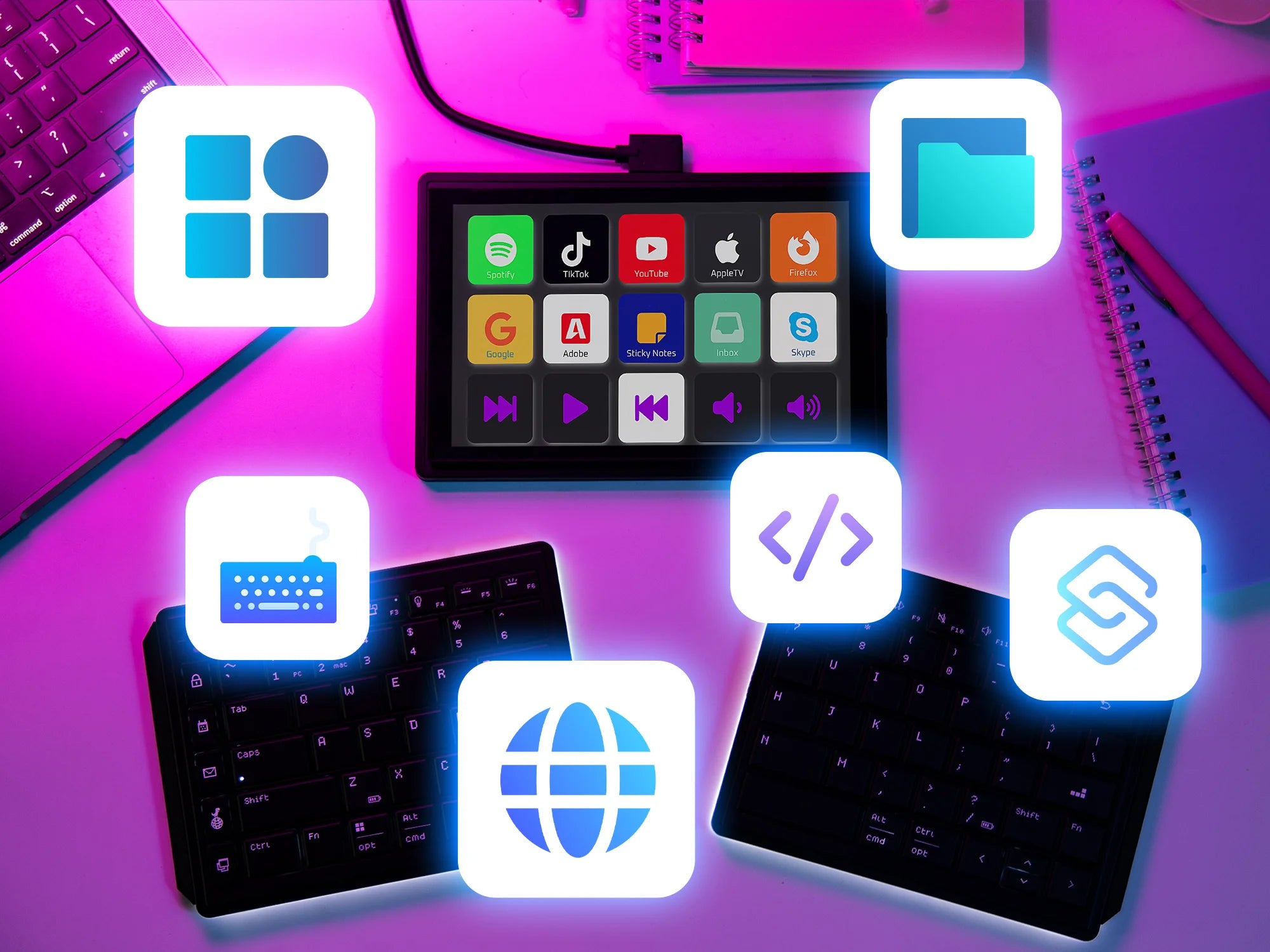 Boost Productivity with Tetra Split Keyboard