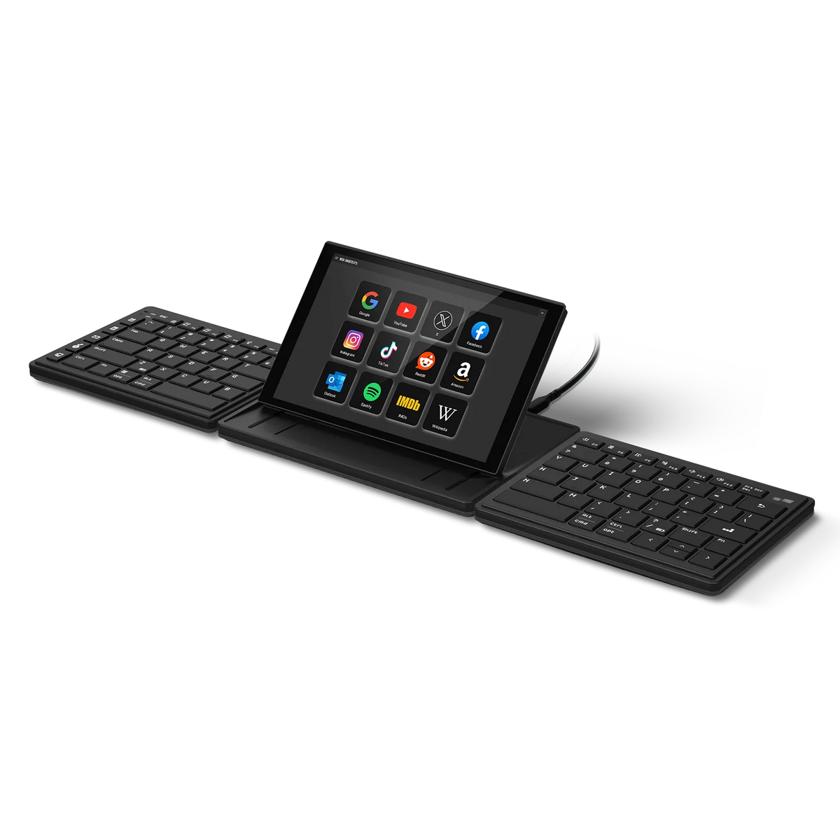 MP Tetraキーボード Tetra Ergonomic Split Keyboard with Touch Screen | Mobile Pixels