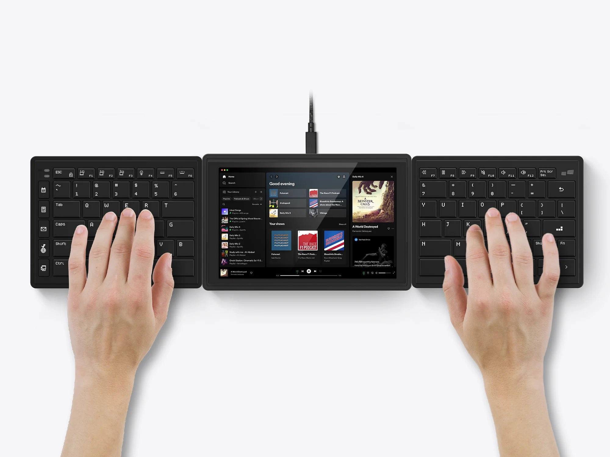 Tetra Keyboard in Splice Mode